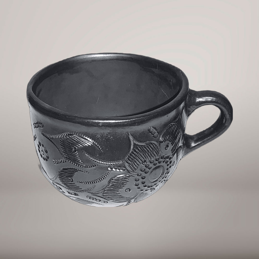 Black Clay Coffee Mug