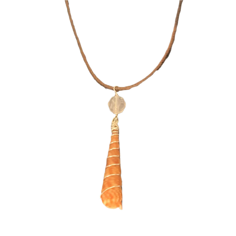 Handmade Sea Glass & Shell Necklaces – Costa Rica