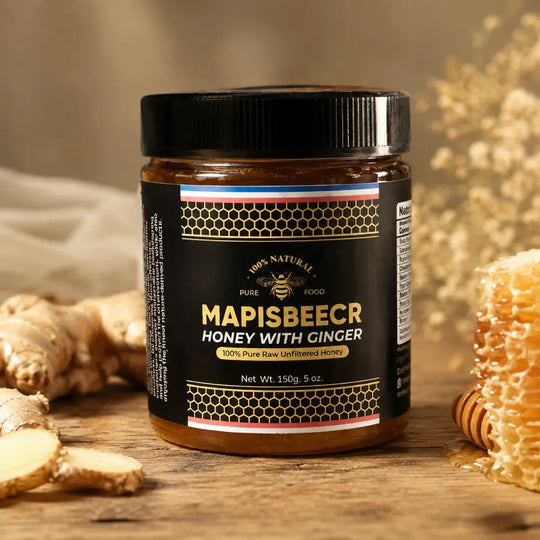Costa Rican Infused Raw Honey – Ginger or Turmeric