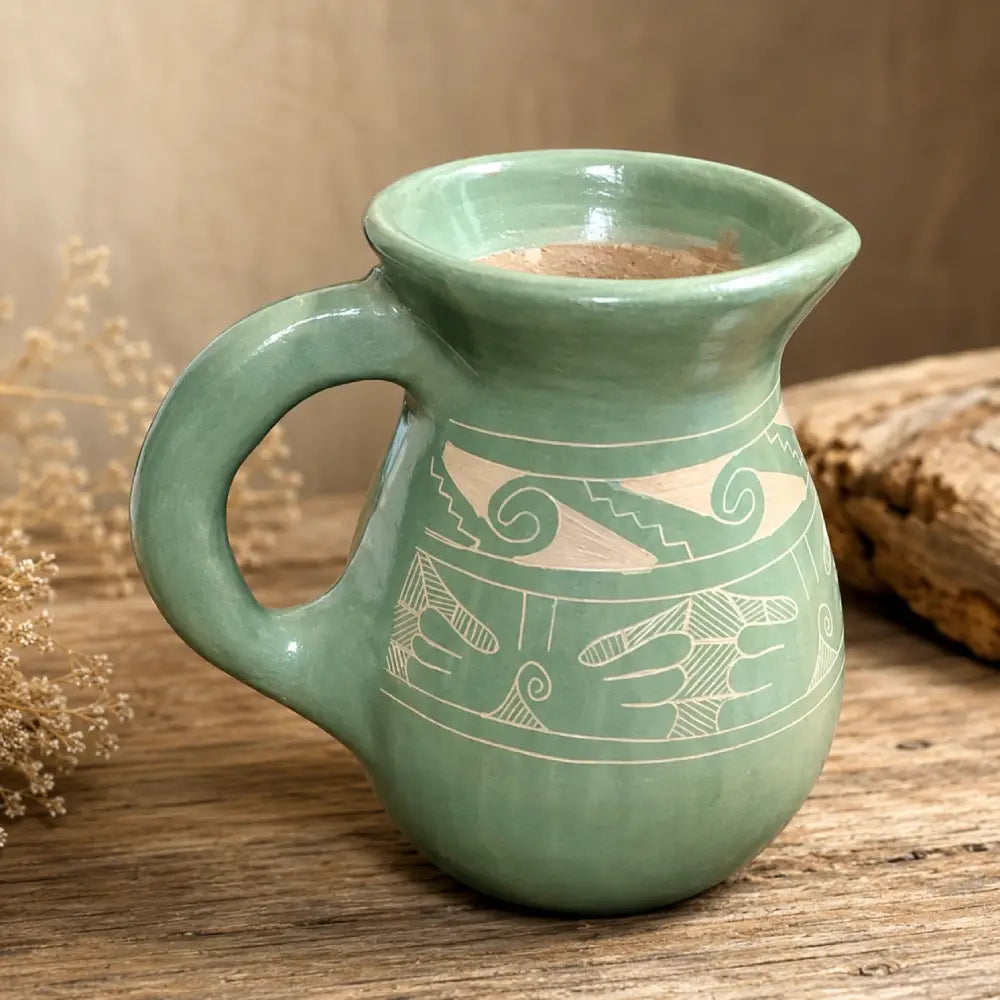 Costa Rican Ceramic Pitcher & Teapot