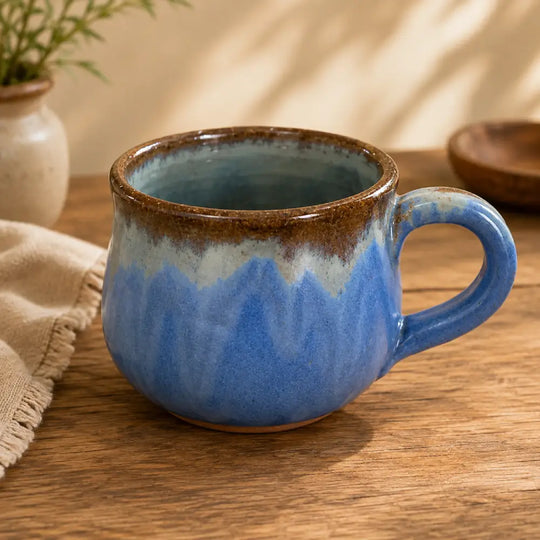 Handcrafted Huetar Ceramic Coffee Mug – 12 oz