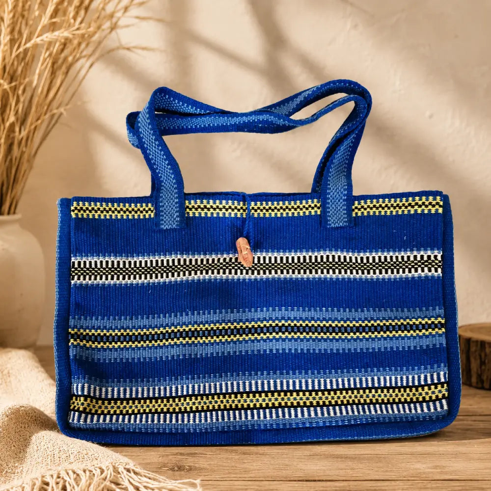 Handwoven Boruca Cotton Beach Tote