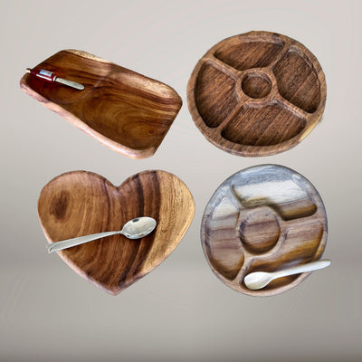 Snack Plates - Wood