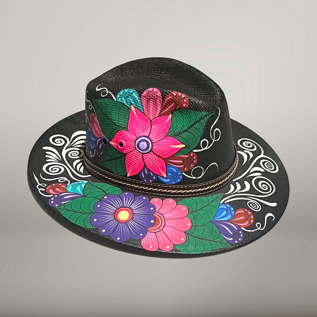 Mayan Hand-Painted Hat