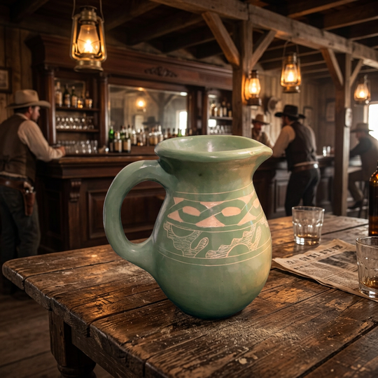 Handcrafted Costa Rican Ceramic Pitcher or Teapot