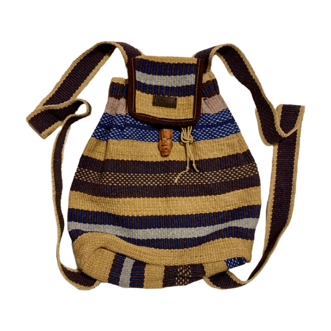  handmade Boruca woven backpack