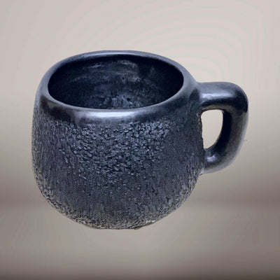 Black Clay Coffee Mug
