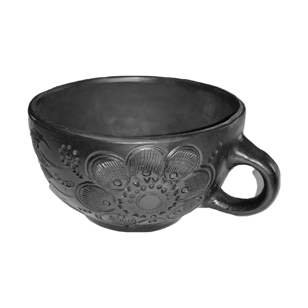 Black Clay Coffee Mug