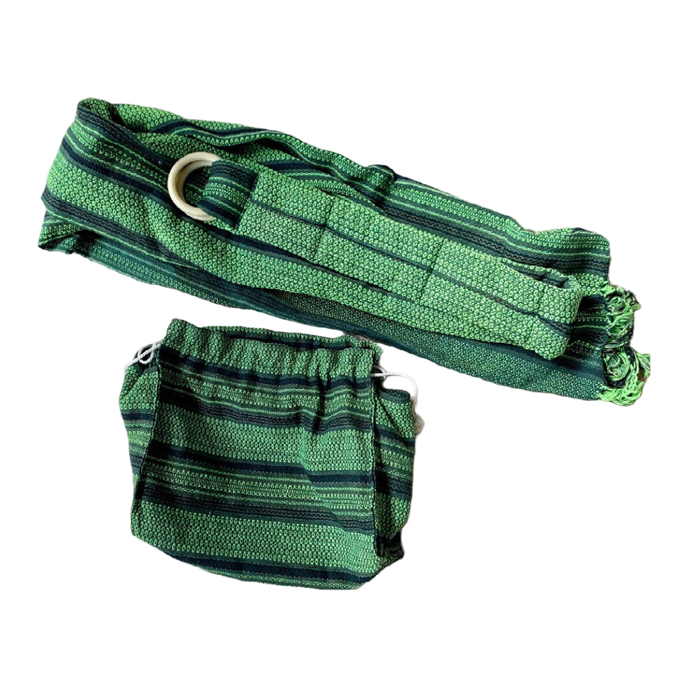 Oaxacan Ring Sling Baby Carrier with Storage Bag