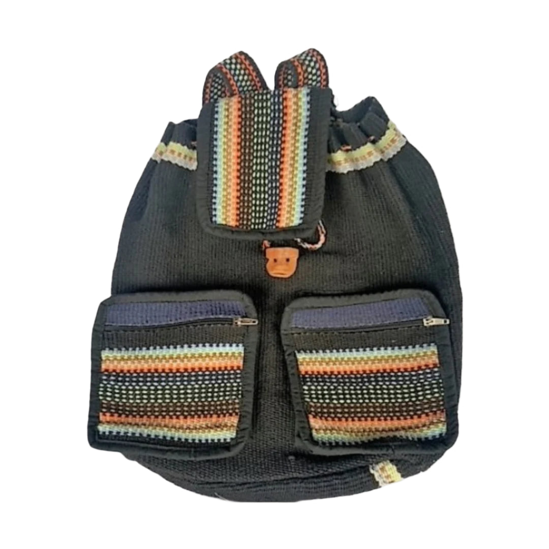 black backpack