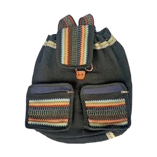 black backpack